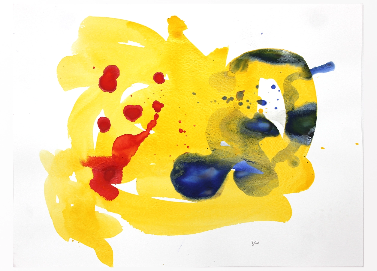 Blau Rot und Gelb artwork