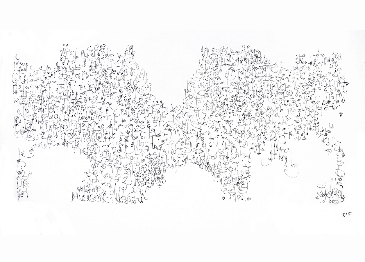 Viele kleine Zeichen - Groß artwork